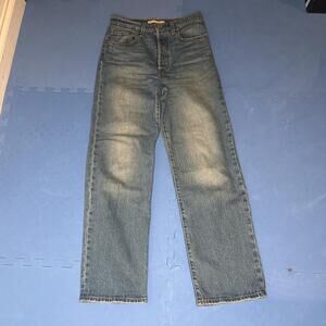 Levis Ribcage Straight Ankle Jeans Size 27